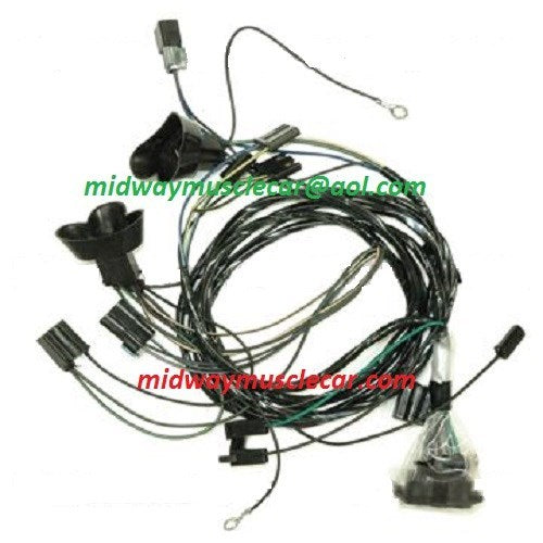 front end headlight lamp wiring harness 64 Pontiac GTO Lemans tempest 1964