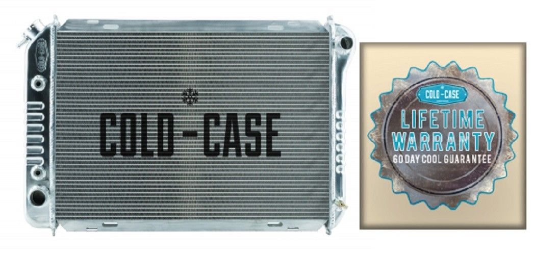 87-93 Ford Mustang Fox Body Cold-Case aluminum performance radiator auto trans