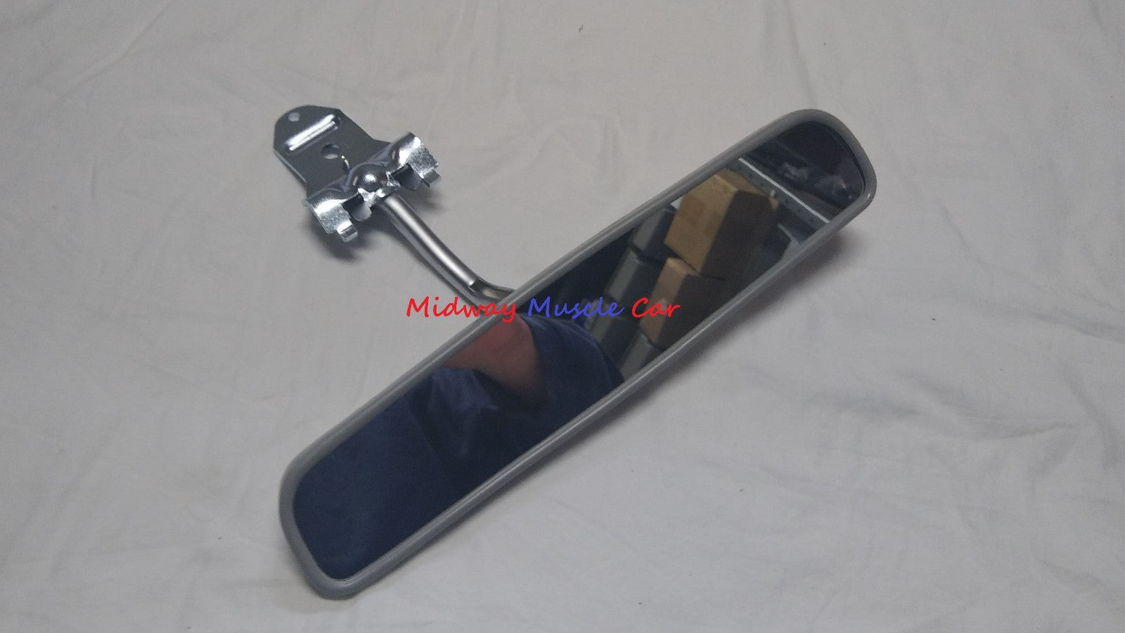 Hardtop Rear View Mirror & Bracket Assy 69-71 Chevy Pontiac Chevelle GTO Skylark