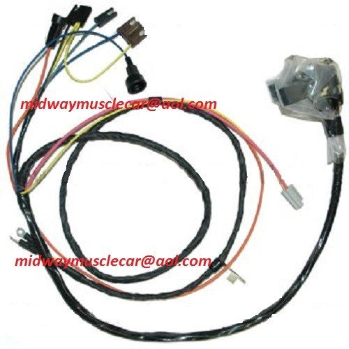 engine & front light wiring harness kit V8 69 Chevy Chevelle el camino HEI