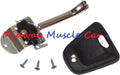 rearview mirror bracket & cover Chevy GMC 69 70 71 pick up truck blazer jimmy