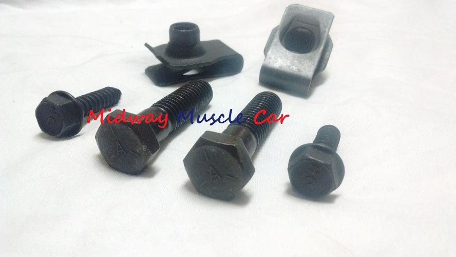 fuel gas tank strap mounting hardware kit 77-81 Chevy Camaro Pontiac Firebird