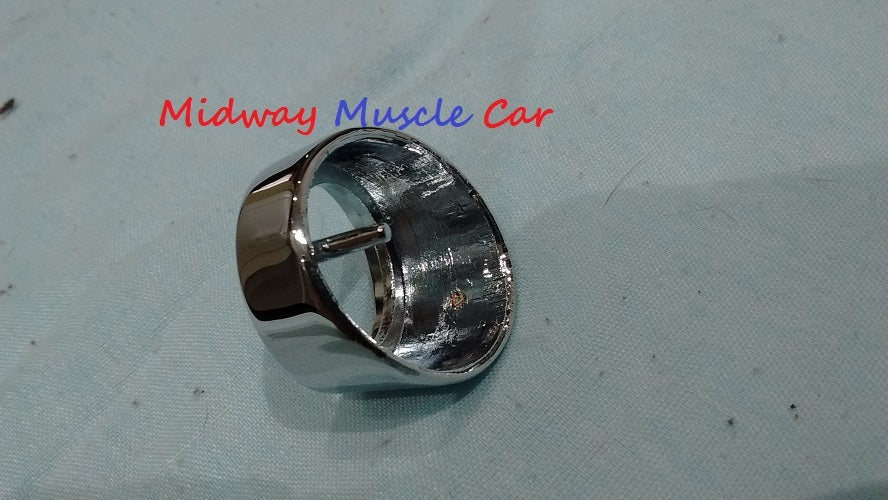 NEW fender mount chrome antenna base adapter 68 69 Pontiac GTO Lemans judge