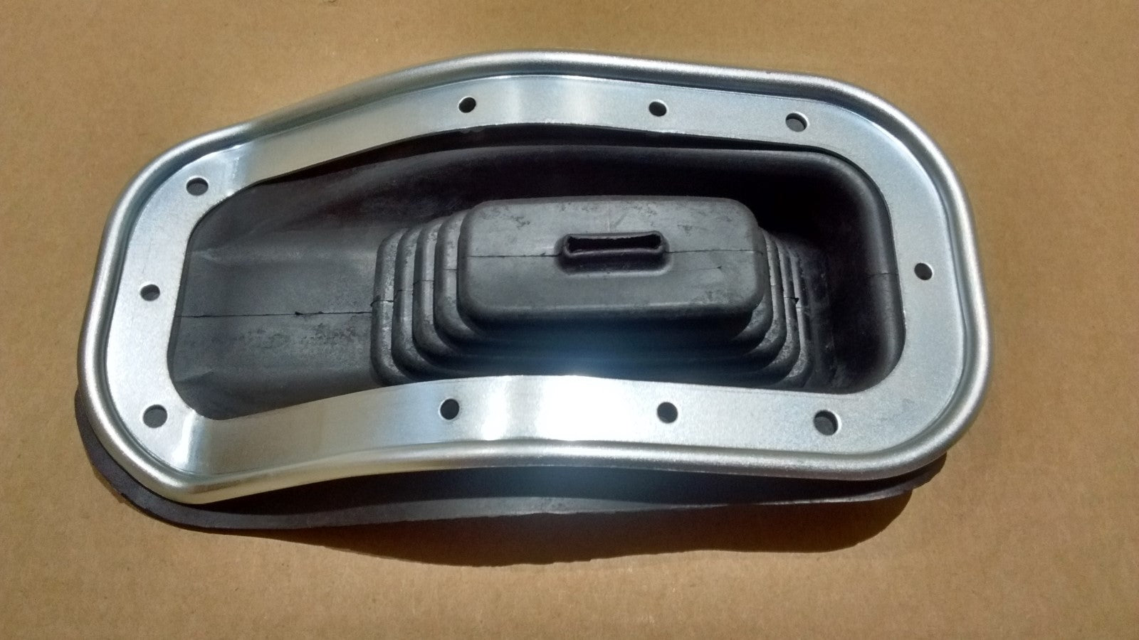 manual trans console shifter boot & retainer ring & tunnel 68-72 Chevy Chevelle