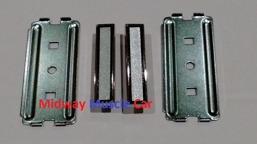 NEW bucket seat medallion emblem ornaments emblems 1966 Chevy Chevelle El Camino