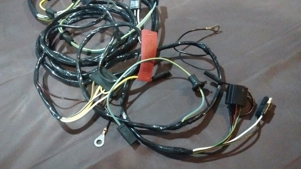 front end headlight lamp feed to firewall wiring harness 65 Ford Mustang w/lamps