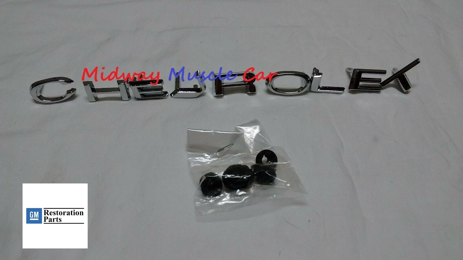 CHEVROLET hood letters emblem 65 Chevy Chevelle Malibu El Camino