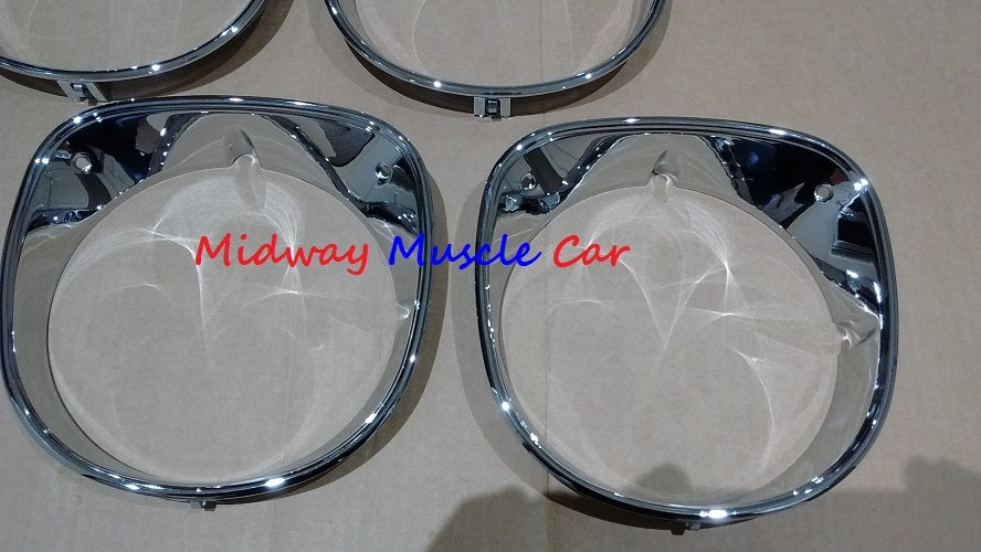 headlight headlamp bezel set (4 pc)   70 Chevy Chevelle El Camino