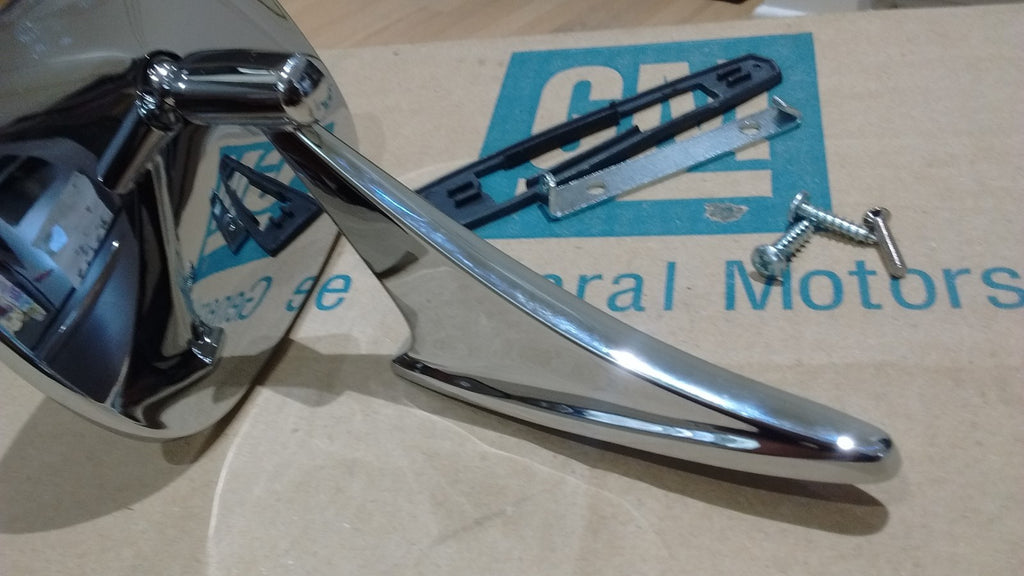 RH square outside door chevy side view mirror Chevelle Camaro Impala GM