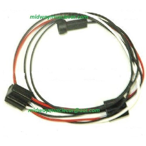 heater control wiring harness without a/c 69-72 Pontiac GTO lemans tempest judge