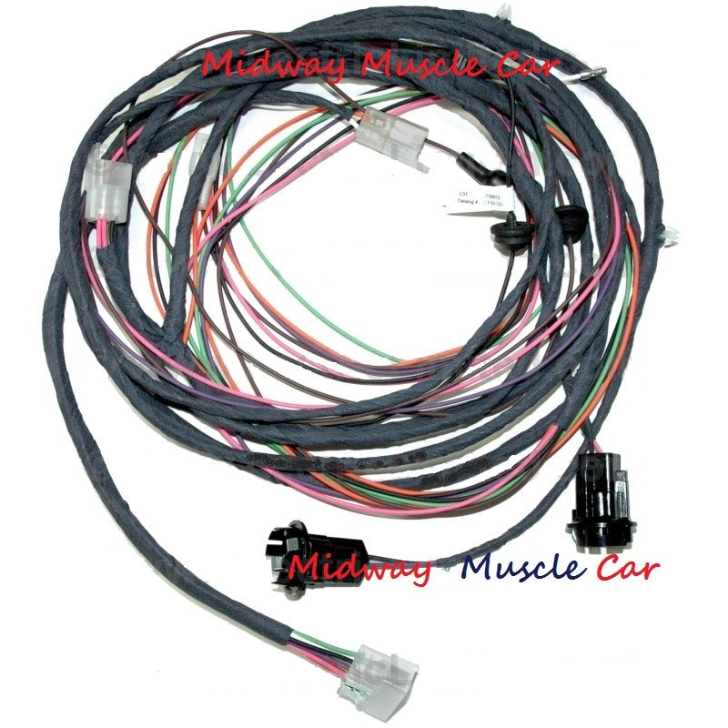 63 1963 Chevy Chevrolet Impala Convertible rear body light wiring harness