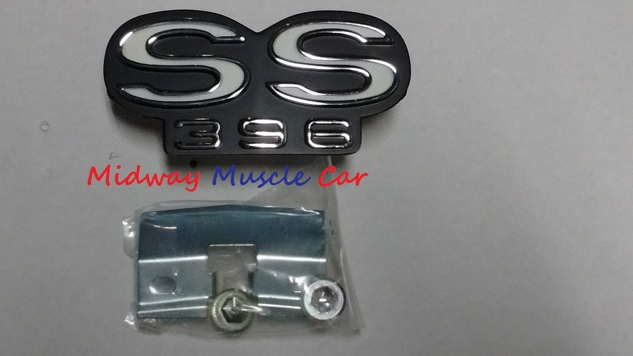 SS 396 grille emblem   67 Chevy Chevelle El Camino   Malibu