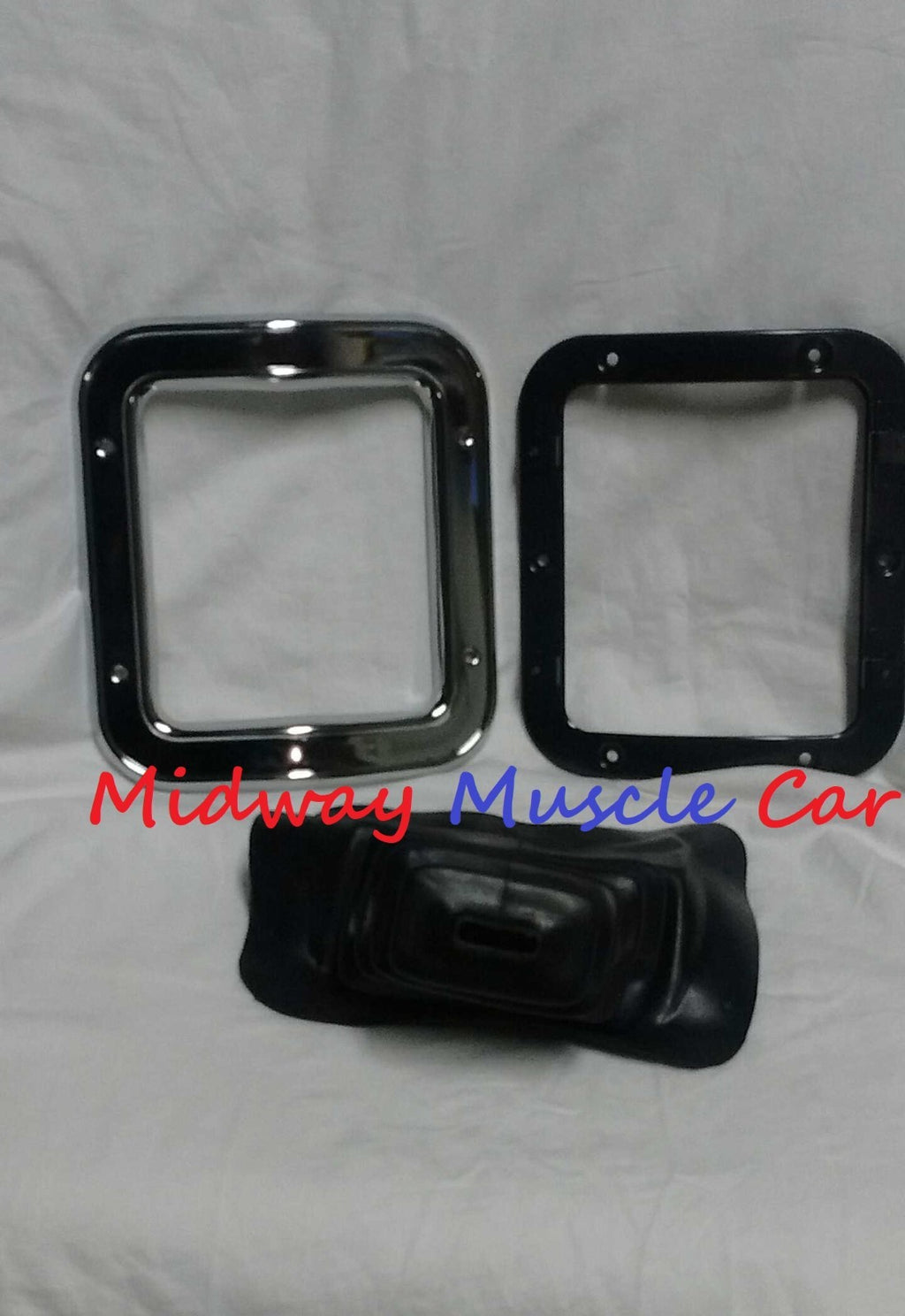 manual trans shifter boot & retainer ring w/o console  68-72 Chevy II Nova