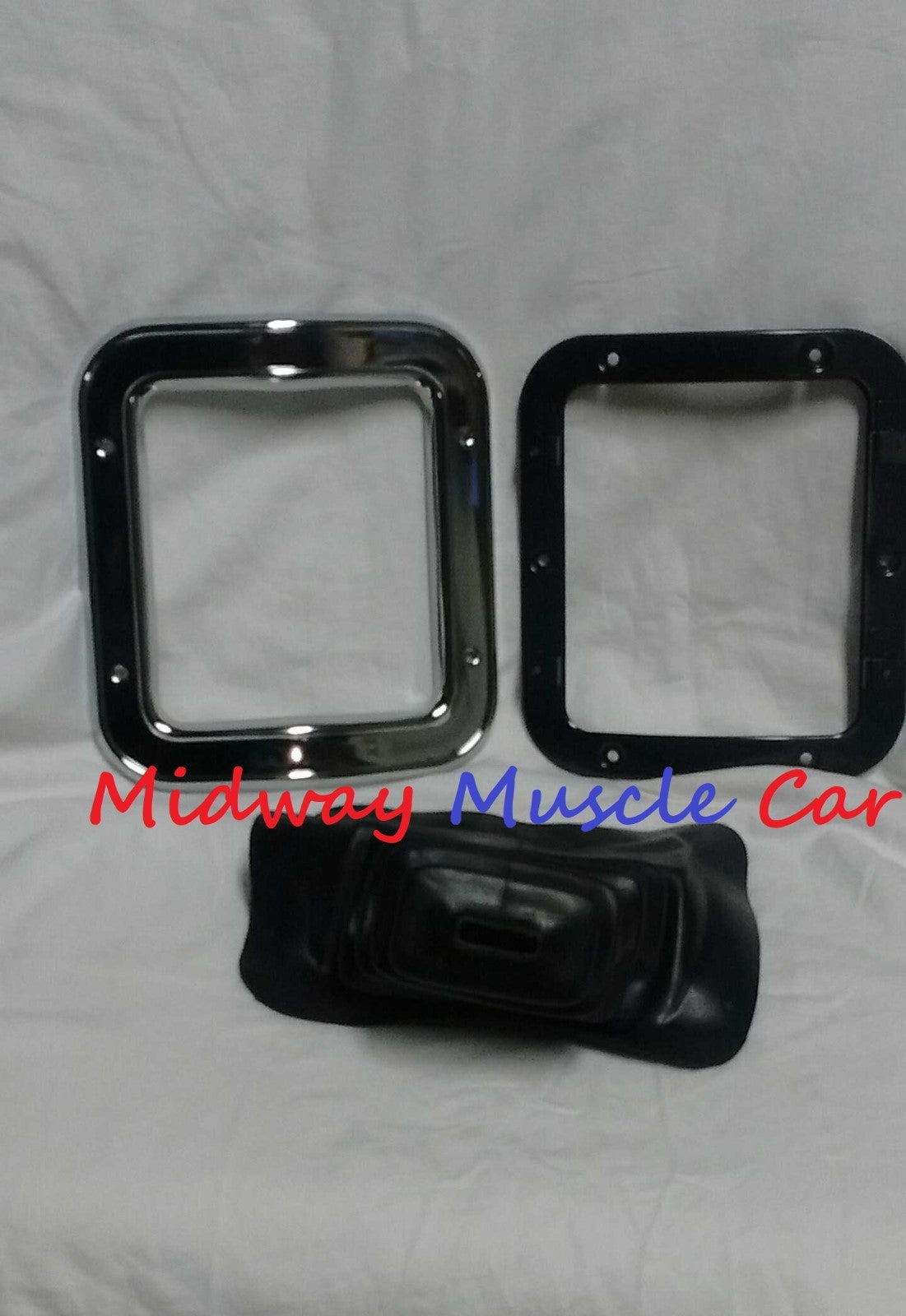 manual trans shifter boot & retainer ring w/o console  68-72 Chevy II Nova