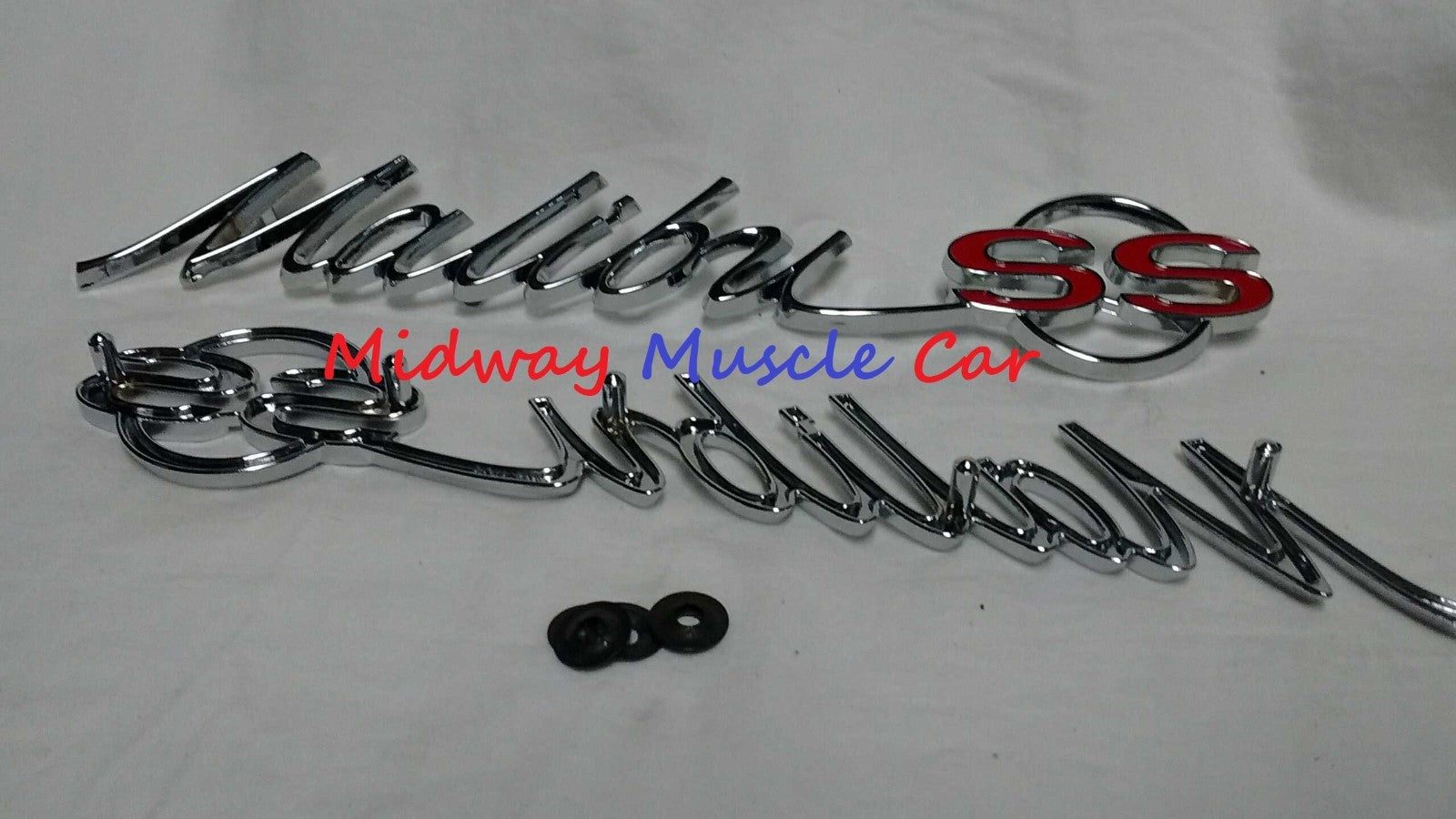 rear 1/4 quarter Malibu SS emblem 1965 65 Chevy Chevelle Malibu super sport