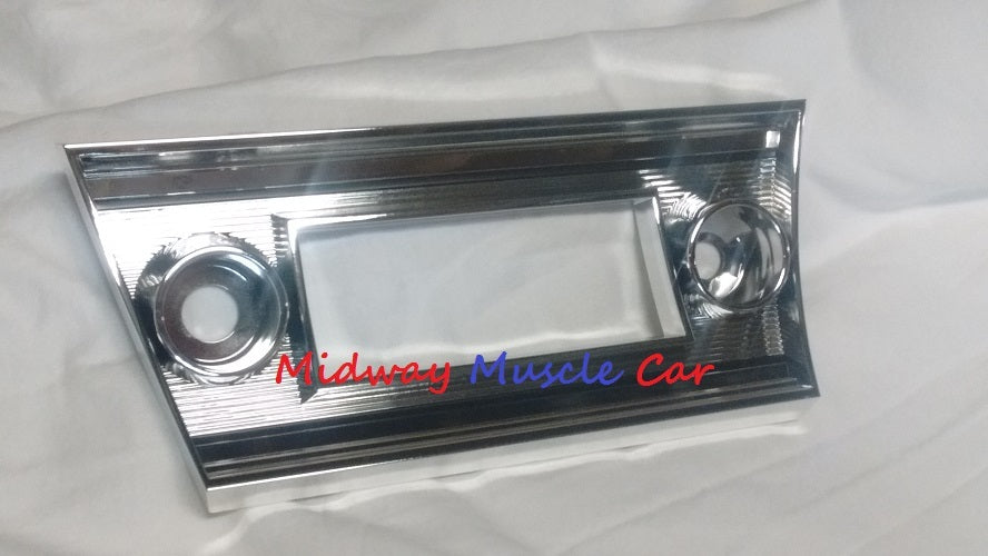 radio faceplate trim bezel surround 67 1967 Chevy Chevelle El Camino Malibu