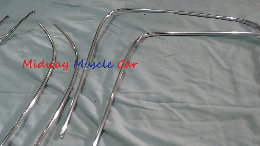 bucket seat chrome trim w/caps Chevy Chevelle GS Cutlass skylark Pontiac GTO 442
