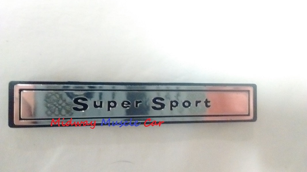 Super Sport dash emblem 67 1967 Chevy Chevelle El Camino Malibu