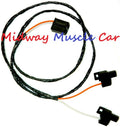front floor console wiring harness w/manual trans 64 65 66 67 Pontiac GTO LeMans