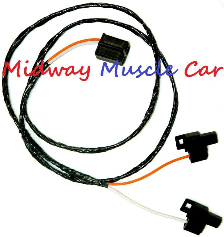 front floor console wiring harness w/manual trans 64 65 66 67 Pontiac GTO LeMans