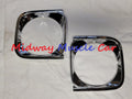 headlight headlamp bezel set (pair)   72 Chevy Chevelle El Camino