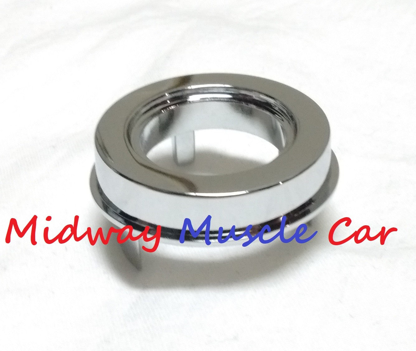 rear 1/4 mount chrome antenna base adapter & plate 67-69 Chevy Camaro Firebird