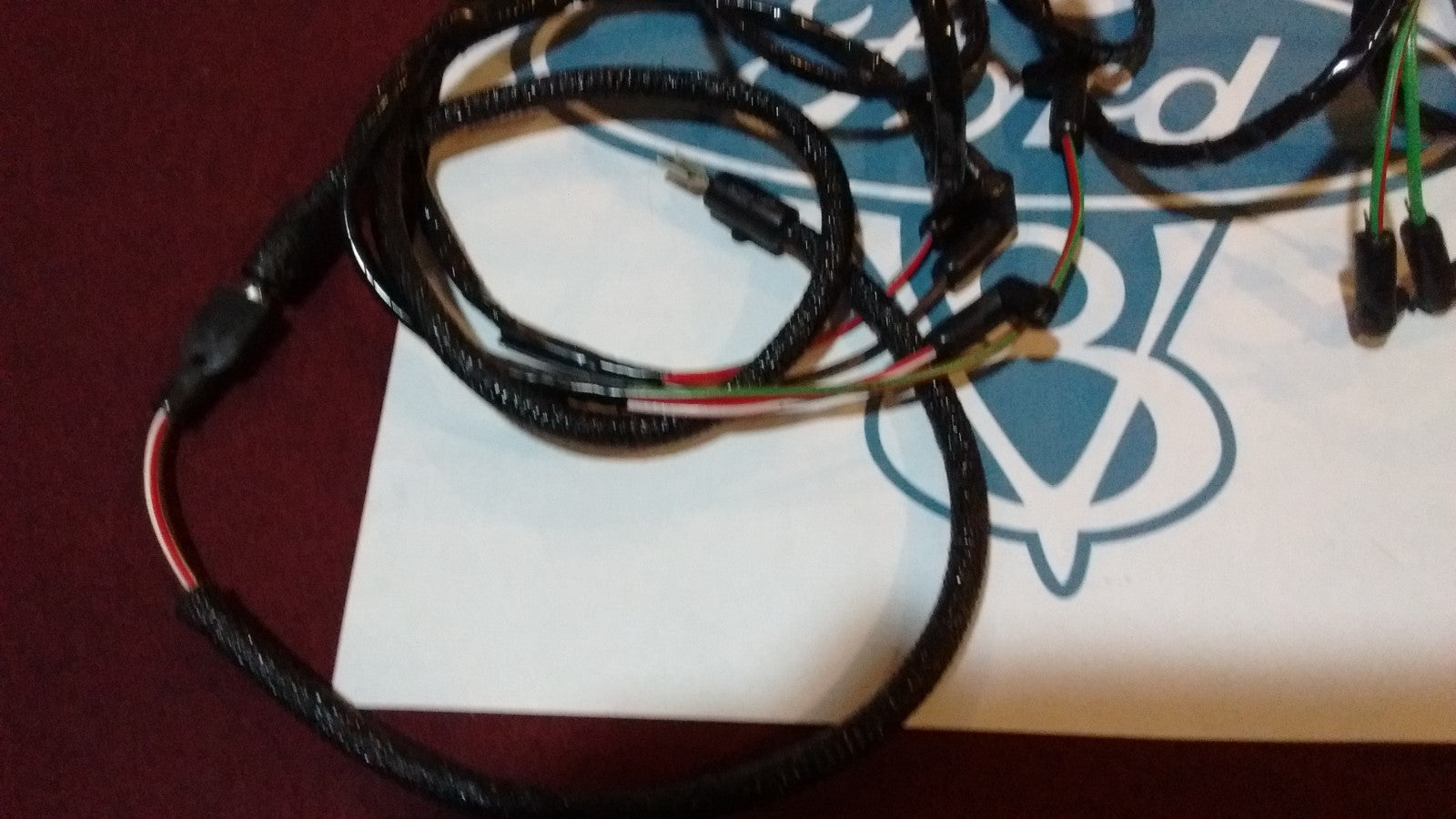 64 Ford Mustang v8 Engine Gauge Feed Wiring Harness   1964 260 289