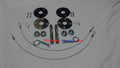 NEW CHROME hood hold down pin kit 64-72 Chevy Camaro GTO Cutlass Chevelle 442 GS