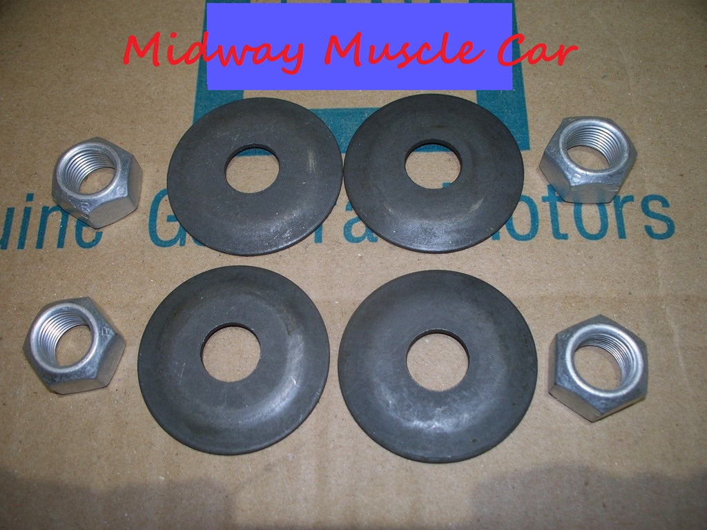 NOS R upper control arm cross shaft bushing retainer nuts & washers hardware kit