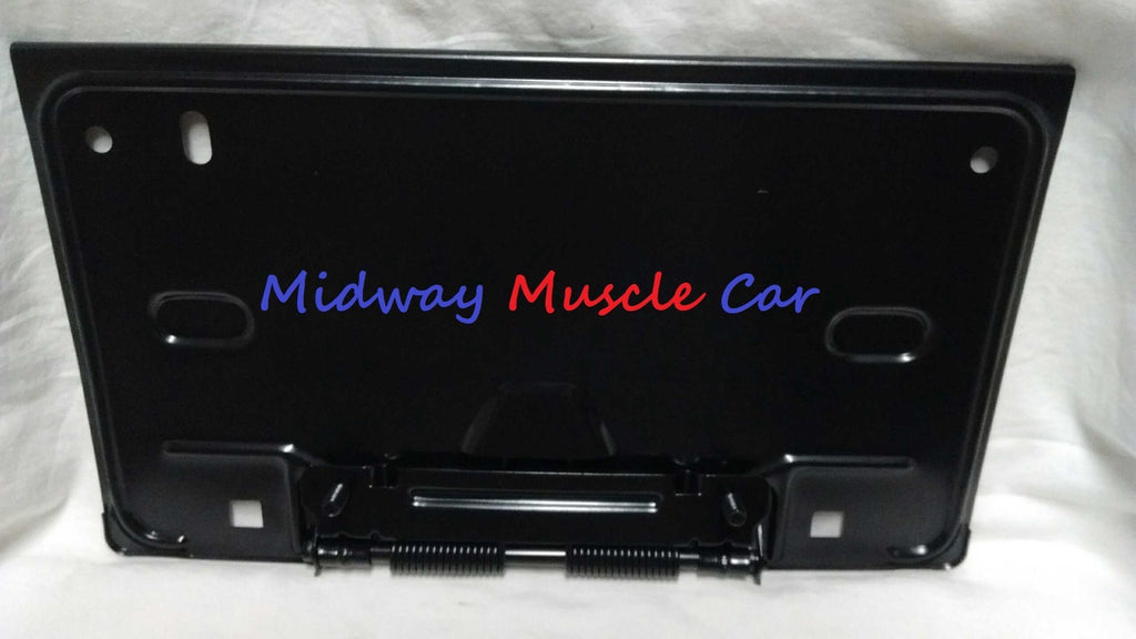 rear fuel door license plate tag bracket 64-68 Pontiac GTO 64-65 Chevelle