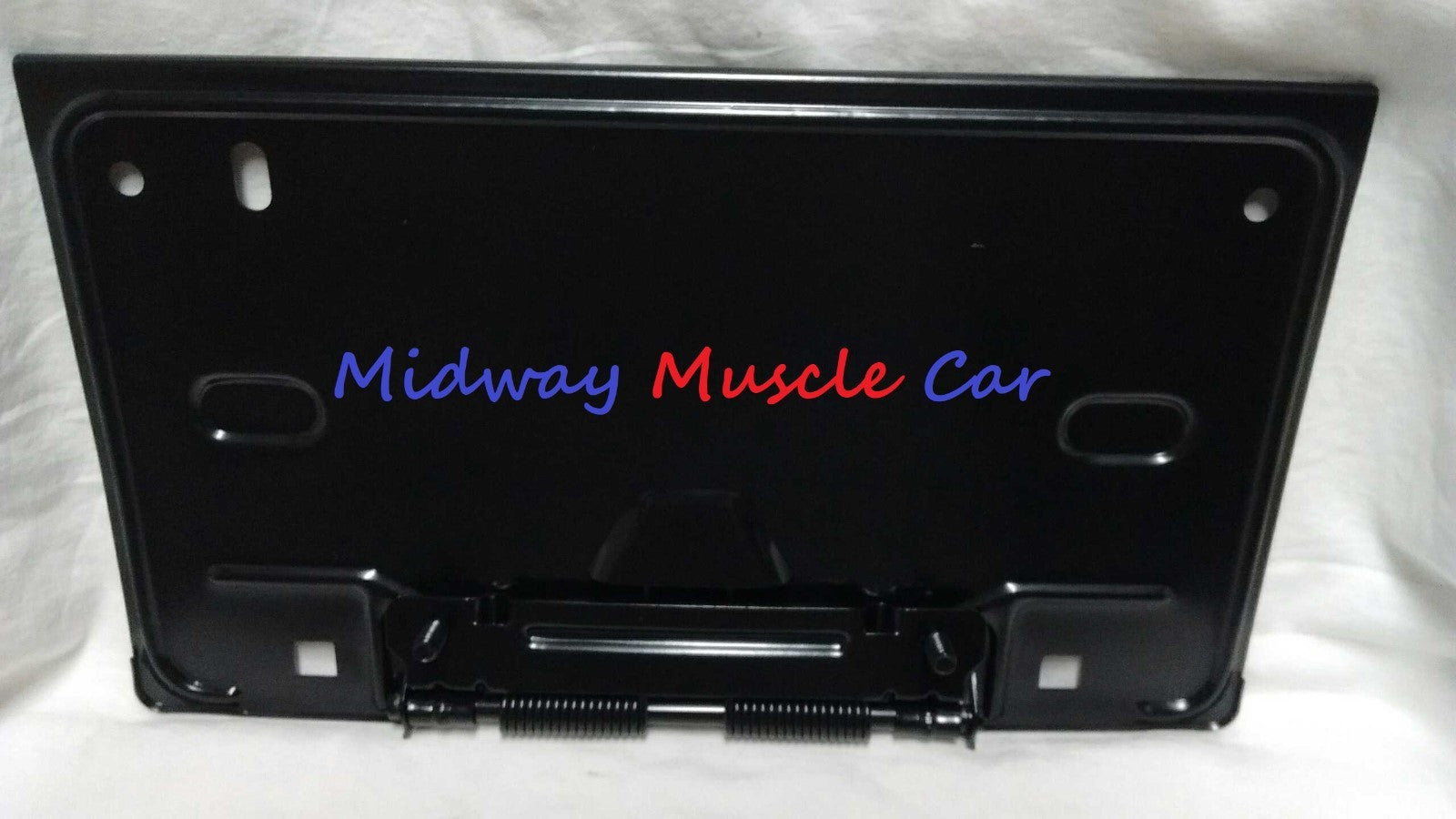 rear fuel door license plate tag bracket 64-68 Pontiac GTO 64-65 Chevelle