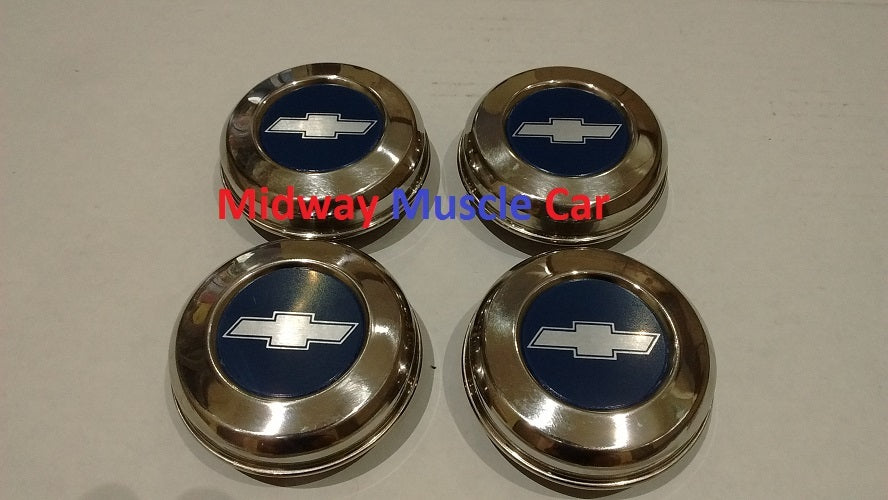 New 5 spoke Bowtie Wheel Center Cap 71 72 Chevy Chevelle 70-81 Camaro  set of 4