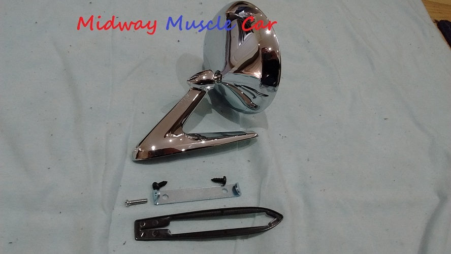 correct outside round side view mirror 64 65 66 Pontiac GTO Firebird Bonneville