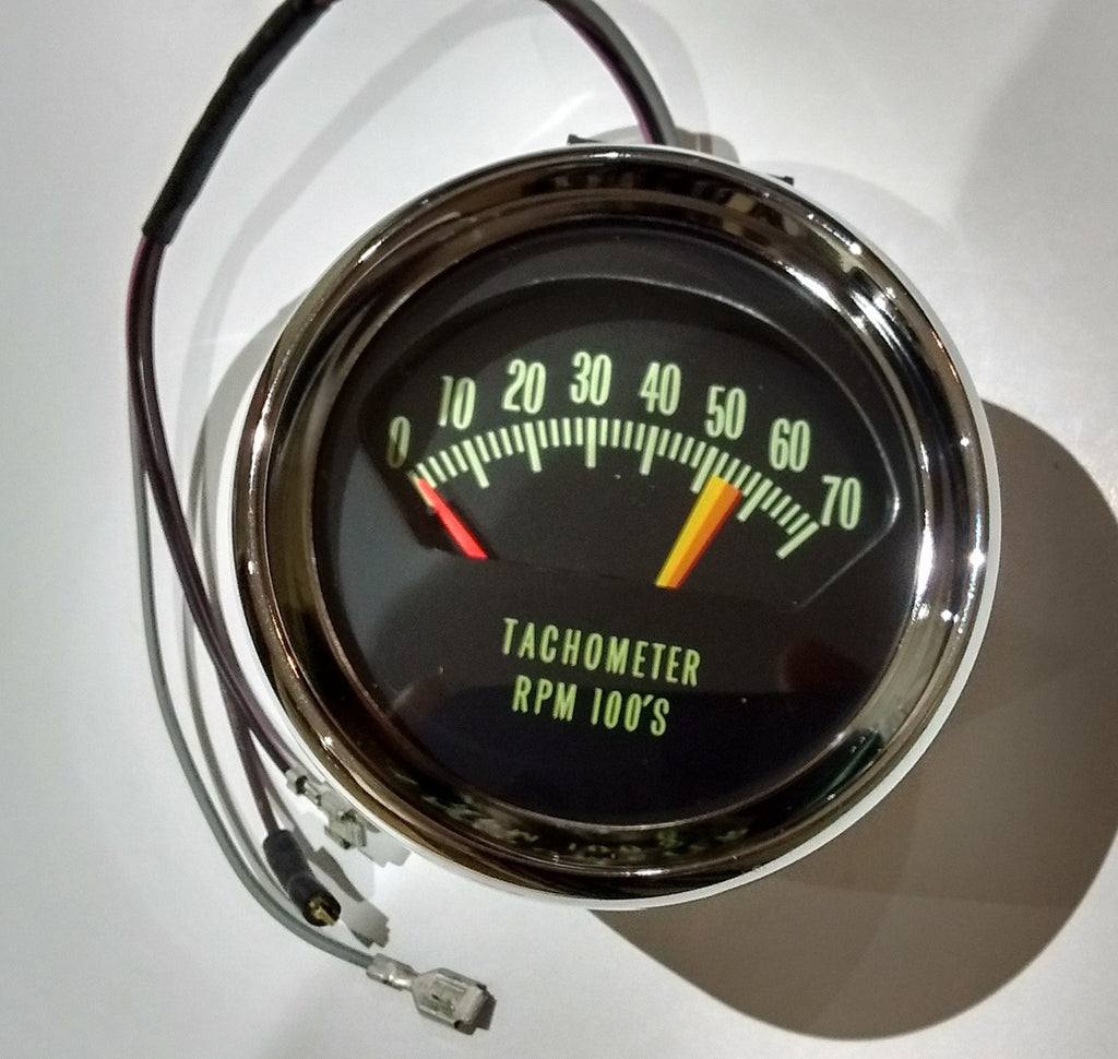 knee knocker tachometer 66 Chevy chevelle malibu el camino 5600 redline tach