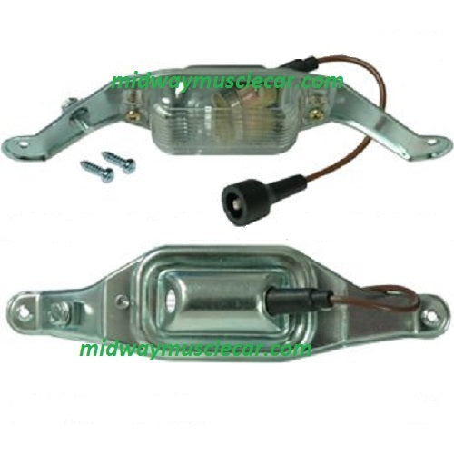 license plate light lamp assembly  Chevy Corvette Chevrolet 68 69 70 71 stingray