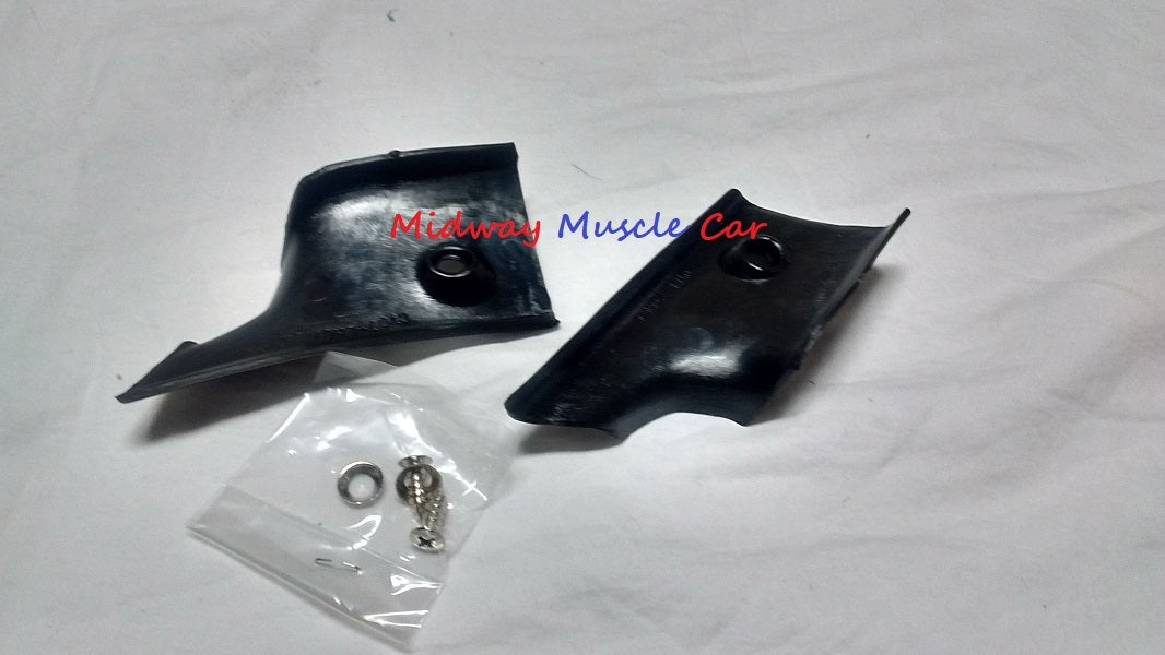 plastic rear window windlace trim corners 68-72 Chevy Chevelle Malibu