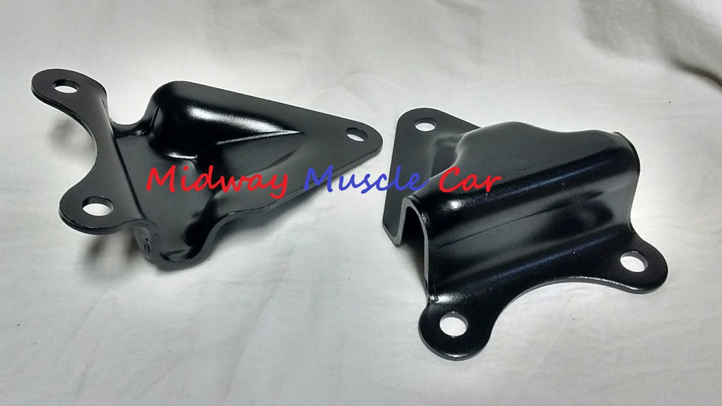 motor engine mount frame braces brackets (pr) 326-400  64-72 Pontiac GTO Lemans