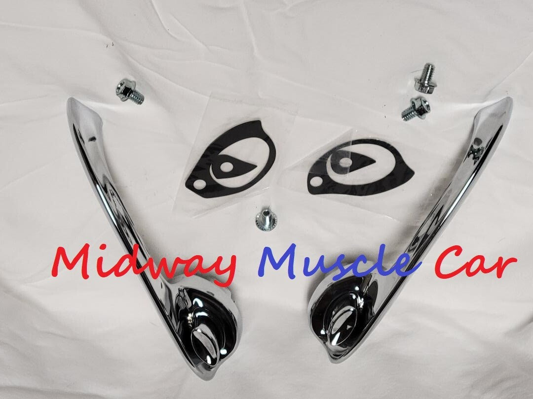 outside door handle complete kit (pr) 64 65 68-72 Pontiac GTO LeMans Tempest