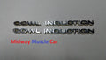 COWL INDUCTION hood emblem badges  kit   4 pc 70 71 72 Chevy Chevelle El Camino