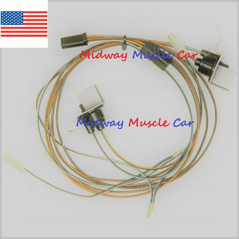 under dash courtesy light wiring harness 64 1964 Chevy Impala Biscayne belair
