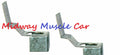 under dash courtesy light mounting bracket pair Chevy II Camaro Chevelle Impala