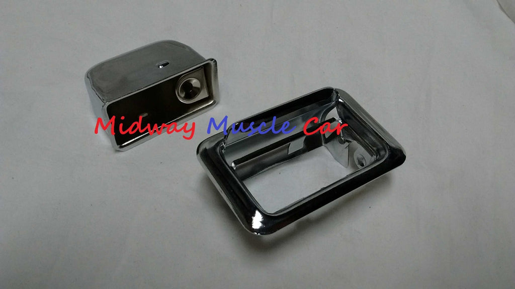 Coupe Rear Ash Tray plain smooth 4" x 2-1/2" 68-72 Chevy Pontiac GTO Chevelle