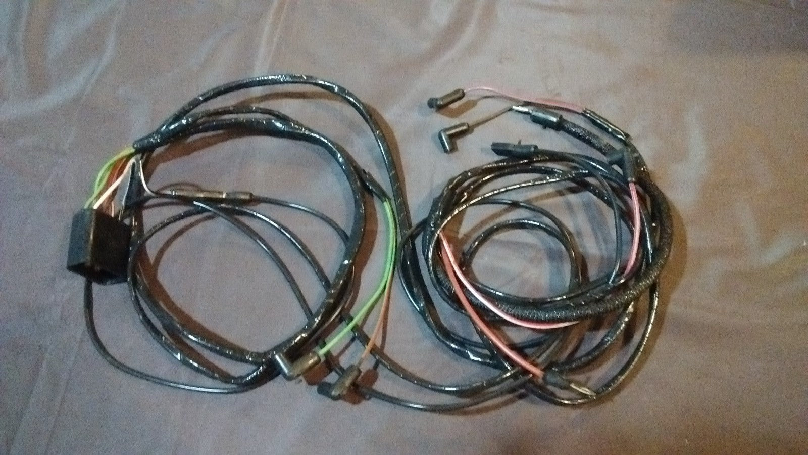 64 Ford Galaxie   Engine Gauge Feed wiring harness big block 390 427