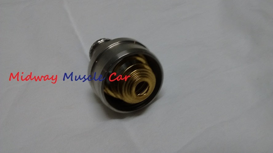 NEW stainless steel 65-81 pontiac V8 heater hose nipple fitting to head GTO T/A