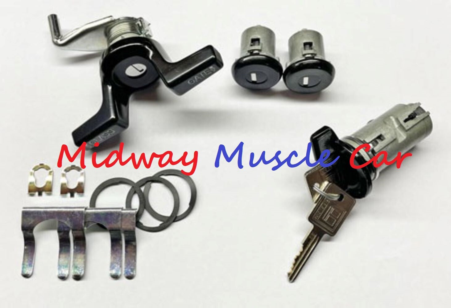 door tailgate ignition lock set with keys 83-92 Chevy S10 Blazer GMC S15 Jimmy