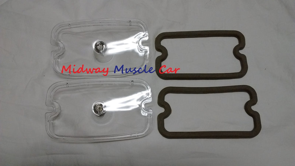 69 70 Pontiac GTO Judge front turn signal parking lamp light assy  lens & gasket