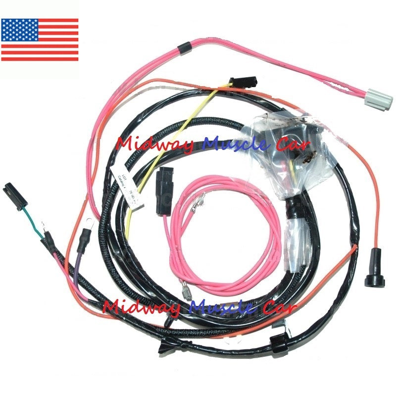 HEI engine wiring harness V8 65 66 Chevy Impala Caprice Biscayne with a/c