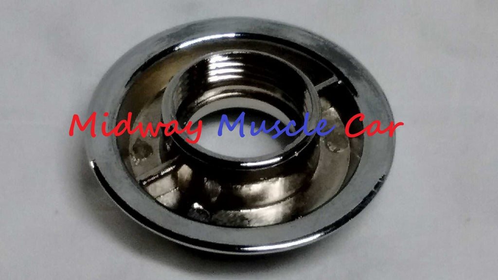 NEW remote mirror chrome bezel door panel nut 65-68 Pontiac GTO Firebird GP