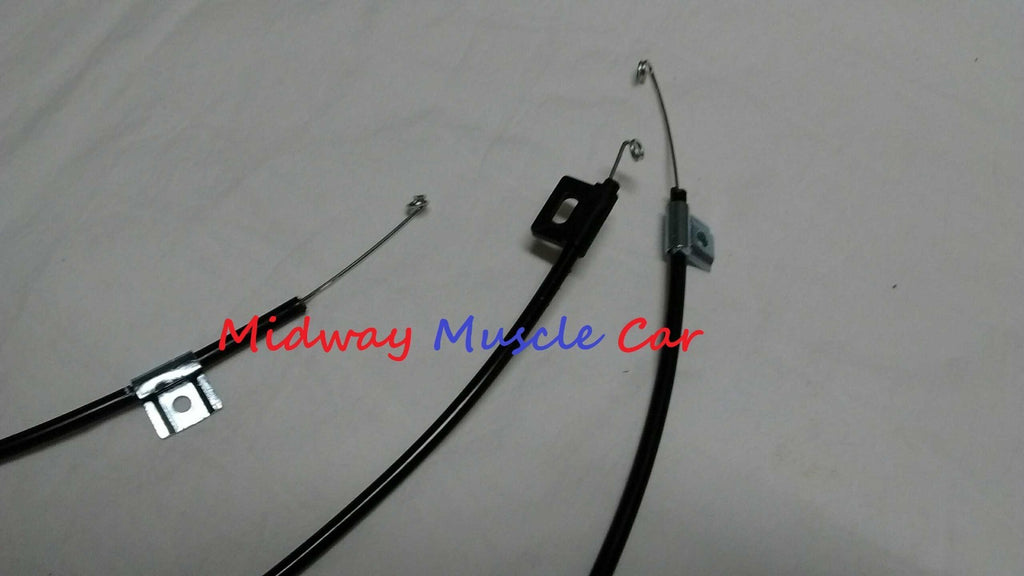 heater control cable set w/o A/C 68-72 Chevelle El Camino Malibu   ( 3 cables )