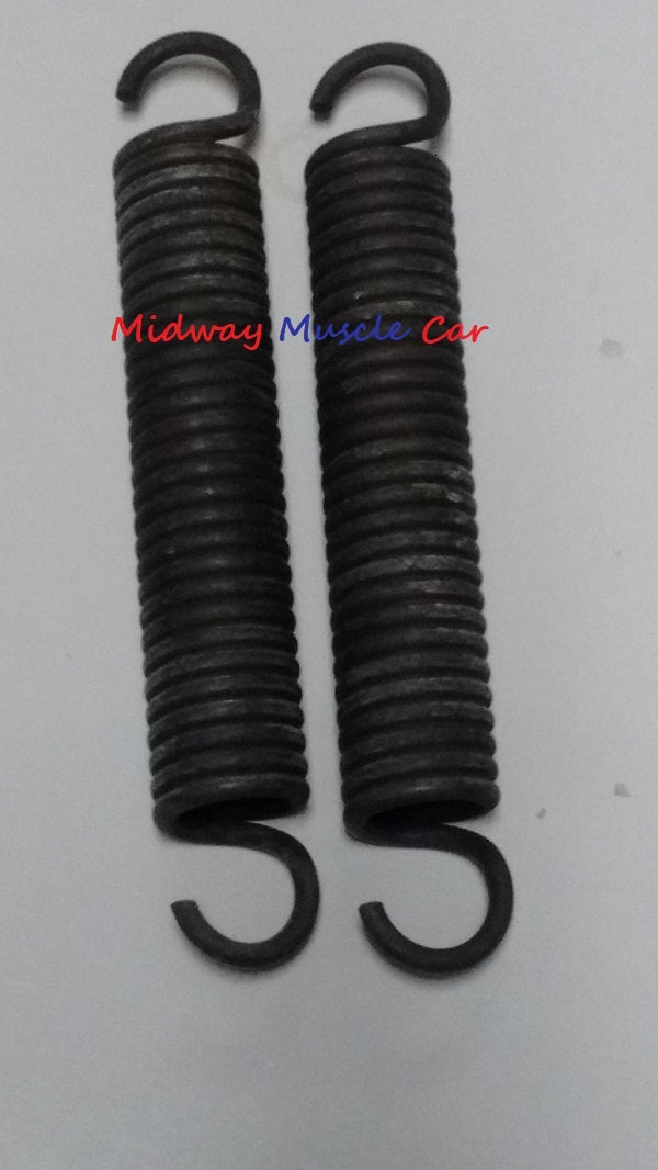 NEW correct hood hinge springs (pr)  64-67 70-72 Chevy Chevelle Pontiac GTO